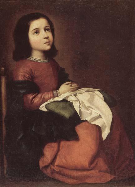 Francisco de Zurbaran The Girlhood of the Virgin Germany oil painting art